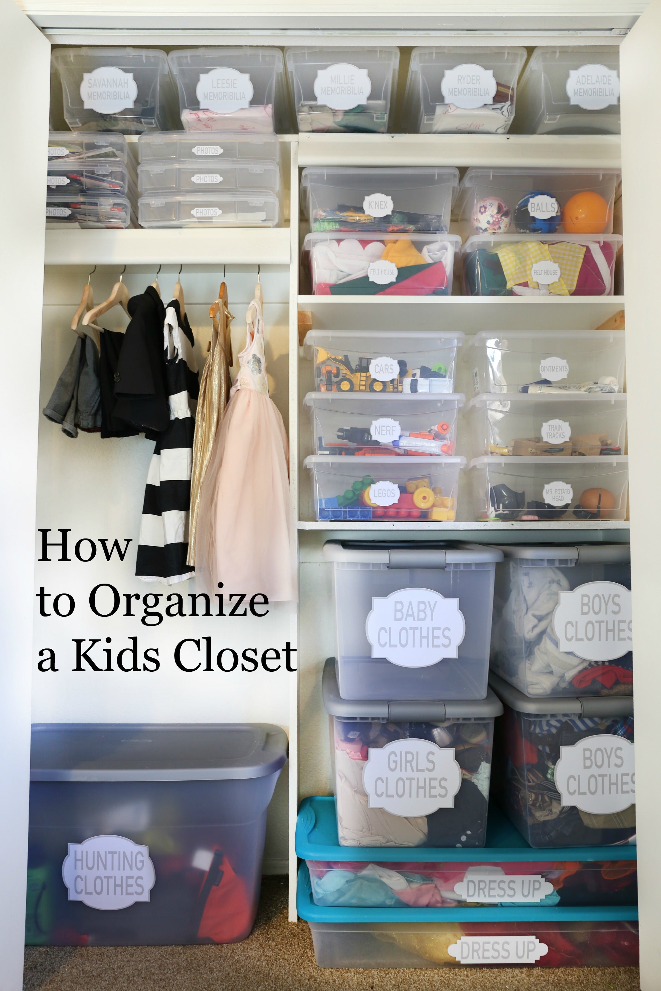 How to Organize Your Kid's Closet: Tips and Tricks for Keeping Their Clothing Tidy and Accessible.