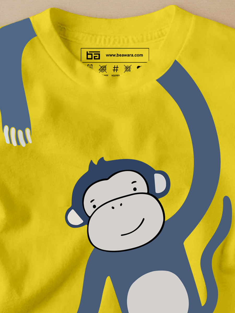 Monkey t shirts for toddlers shop