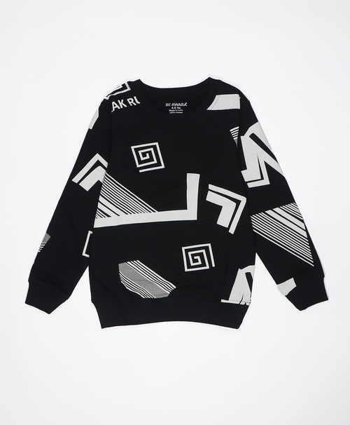 Abstract Pattern Kids Sweatshirt & Joggers Set