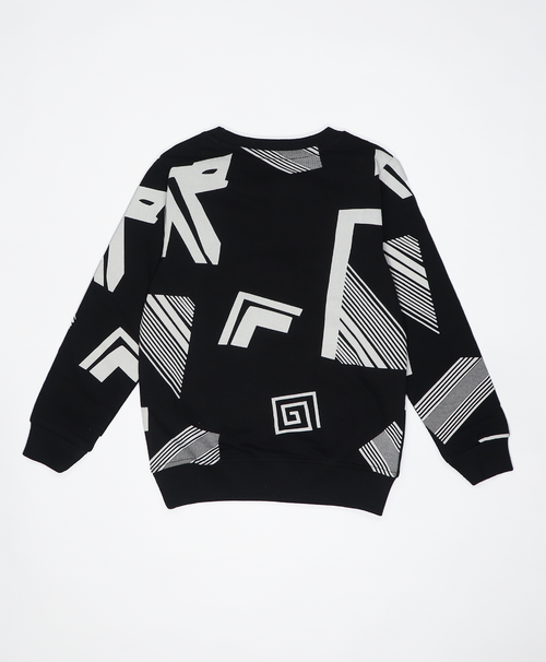 Abstract Pattern Kids Sweatshirt & Joggers Set
