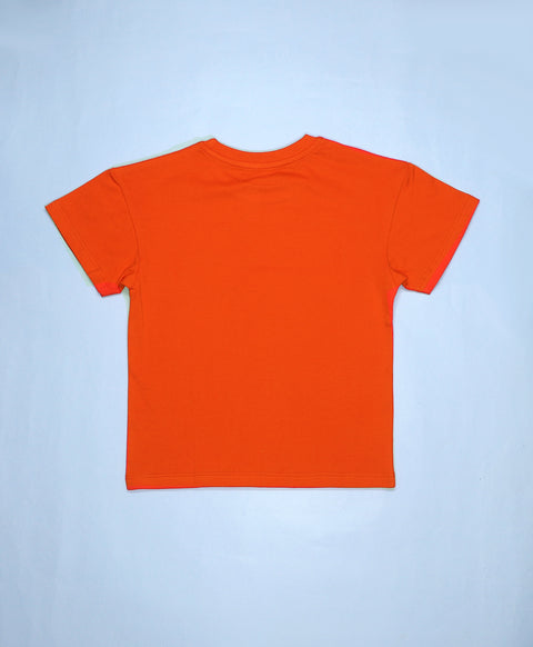 Tangerine Tango Drop Shoulder T-Shirt & Shorts Set
