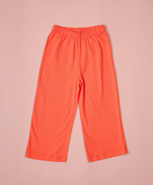 Boys Vermilion Half Sleeves Shirt & Pants Set