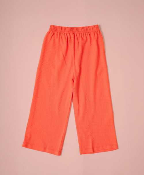 Boys Vermilion Half Sleeves Shirt & Pants Set