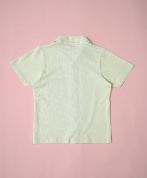 Boys Veiled Vista Half Sleeves Shirt & Pants Set
