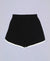 Girls Black & Pink Binding Shorts - Pack of 2