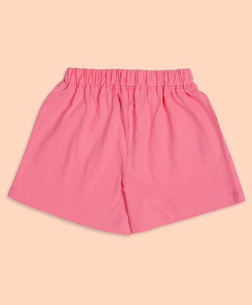 Girls Happy Child Drop Shoulder T-Shirt & Short Set