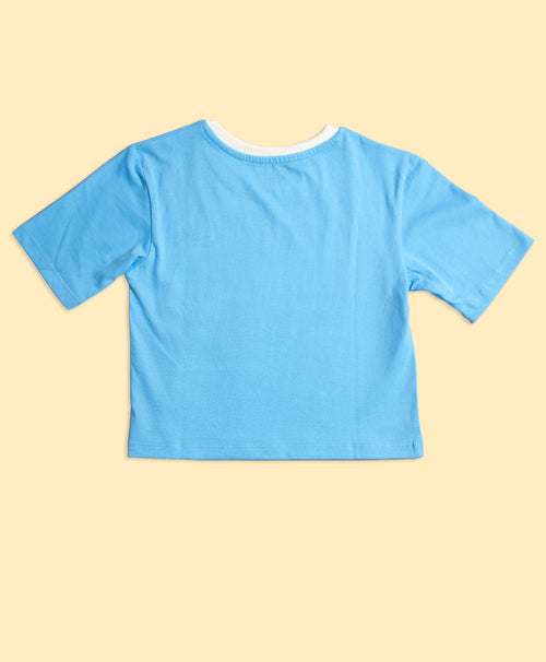Girls In My Toddler Era Graphic Print Oversized T-Shirt & Shorts Set