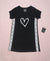 XOXO Print Girls T-Shirt Dress