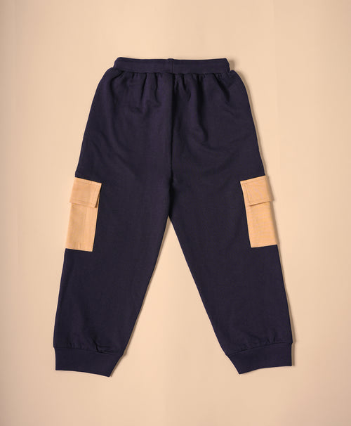Kids Maritime Navy Cargo Joggers