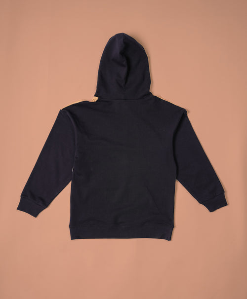 Kids Multi Tone Colorblock Oversized Hoodie & Jogger Set