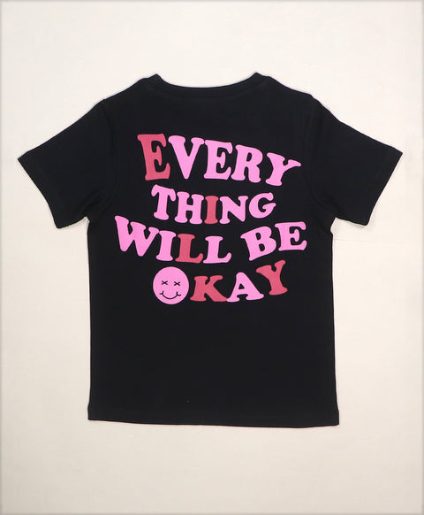 Every Thing Will Be Okay Kids Half Sleeves T-Shirt & Pants Set