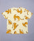Cheetah Pattern Half Sleeves Nightwear Pajama Set