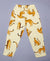 Cheetah Pattern Half Sleeves Nightwear Pajama Set