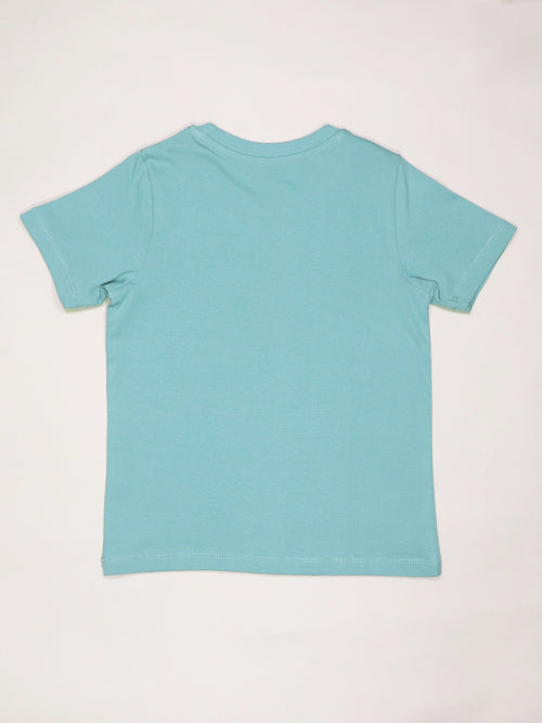 Dadu's Little Dude Dusty Teal Kids T-Shirt
