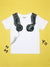 Headset Kids Half Sleeves Round Neck T- Shirt
