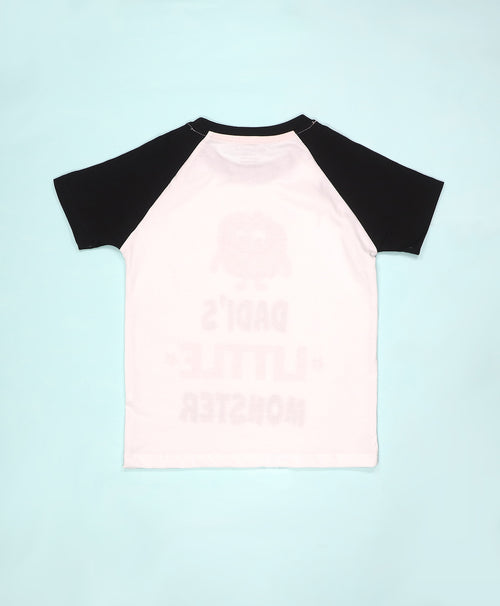 Dadi's Little Monster Half Sleeves T-Shirt & Shorts Set