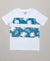 Tropical Print Half Sleeves T-Shirt & Shorts Set