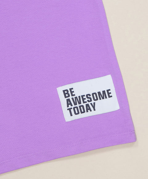 Be Awesome Today Half Sleeves T-Shirt & Shorts Set