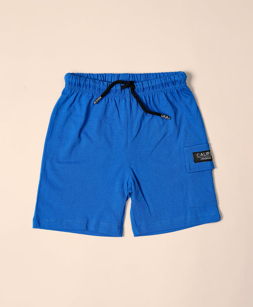 Boys California Print Half Sleeves T-Shirt & Cargo Shorts Set