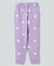 Polka Dots Cotton Knit Full Length Printed Lounge Pants