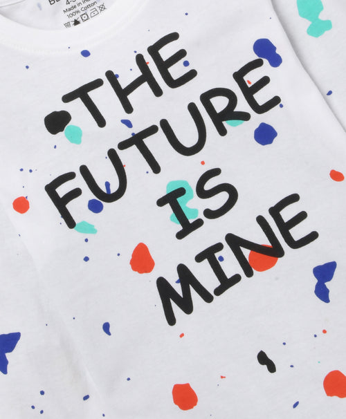 The Future Is Mine Full Sleeves T-Shirt & Pants Set