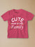 Cute Runs in Family Kids T-Shirt - Be Awara