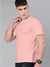 Baby Pink Round Neck T-Shirt - Be Awara