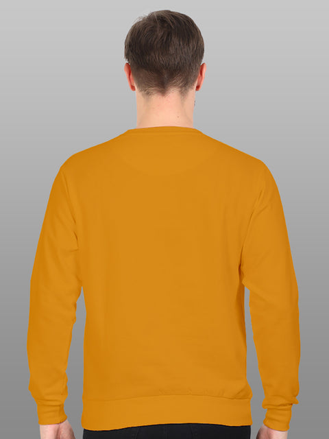 Mustard Yellow Men Sweatshirt - Be Awara