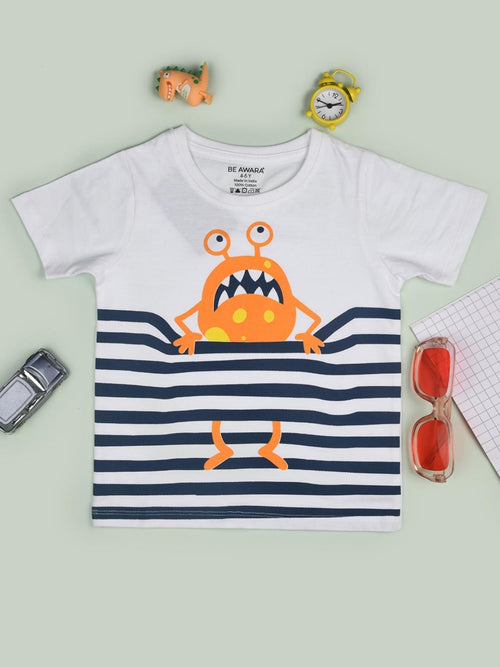 Stuck Monster Kids T-Shirt - Be Awara