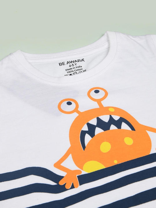 Stuck Monster Kids T-Shirt - Be Awara
