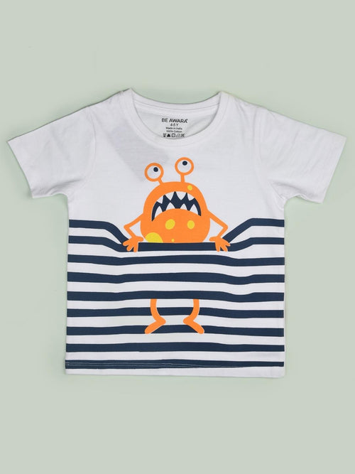 Stuck Monster Kids T-Shirt - Be Awara