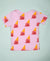 Ice Cream Pattern Half Sleeves T-Shirt & Shorts Set - Be Awara