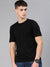Plain Black Round Neck T-Shirt - Be Awara