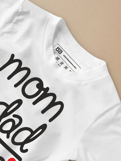 Mom+Dad Kids T-Shirt - Be Awara