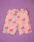 Milkshake Pattern Half Sleeves T-Shirt & Shorts Set - Be Awara
