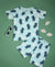 Hippo Pattern Half Sleeves T-Shirt & Shorts Set - Be Awara