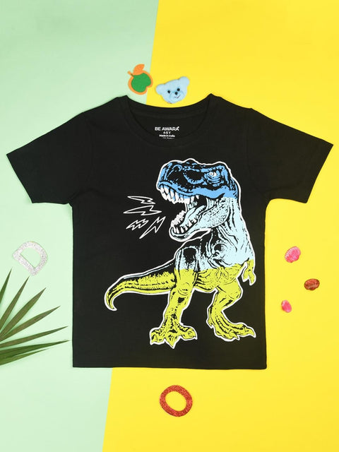 Multi Color Dinosaur Kids T-Shirt - Be Awara
