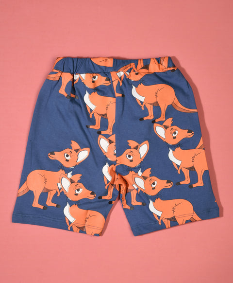 Kangaroo Pattern Half Sleeves T-Shirt & Shorts Set - Be Awara