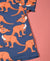 Kangaroo Pattern Half Sleeves T-Shirt & Shorts Set - Be Awara
