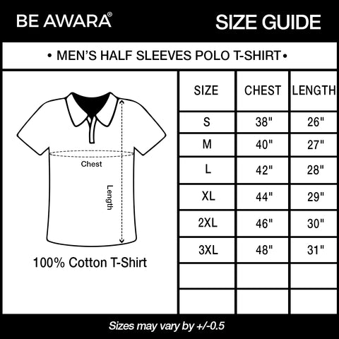 Charcoal Melange-White Two Block Polo T-Shirt - Be Awara