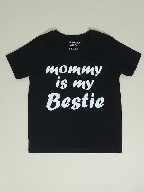 Mommy is My Bestie Kids T- Shirt