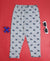 Toy Plane Pattern Cotton Knit Full Length Printed Lounge Pants