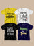 Pack of 4 Printed Kids T-Shirt Combo